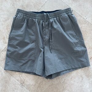 Lululemon Athletica Gray Athletic Shorts Lightweight Moisture-Wicking